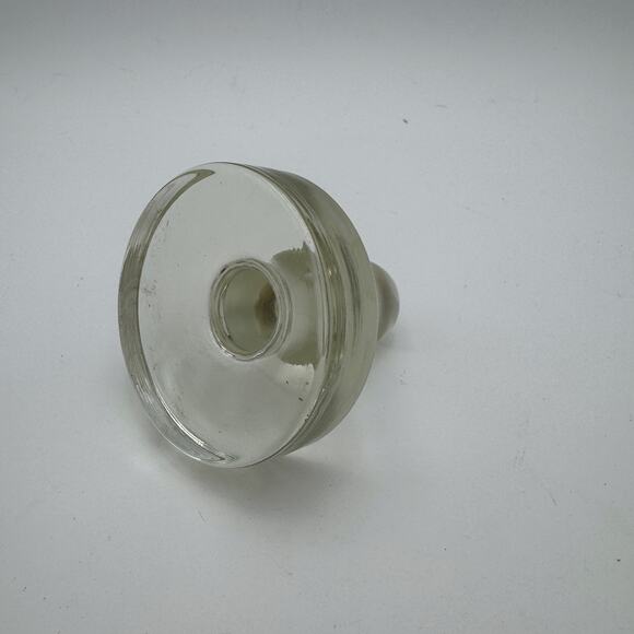 Vintage Wine Decanter Bottle Stopper 3 inch Glass - Picture 2 of 6